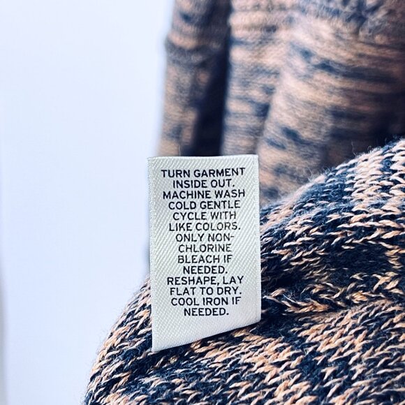 BP Cardigan Sweater Womens Size S Blue 100% Cotton Space Dye Open Knit Soft Boho - Picture 6 of 8